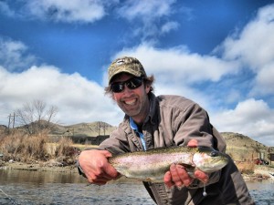 Larry and a rainbow