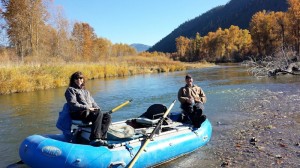 Neil and Colleen on the Clark Fork