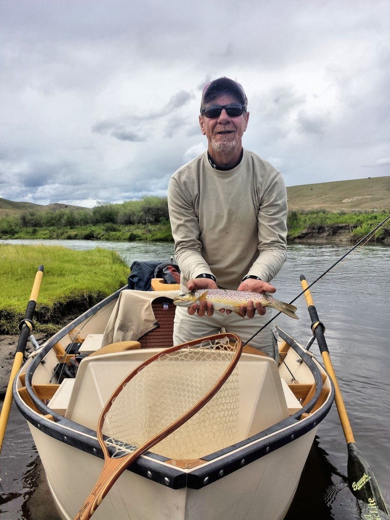 Joe and a dry fly brown